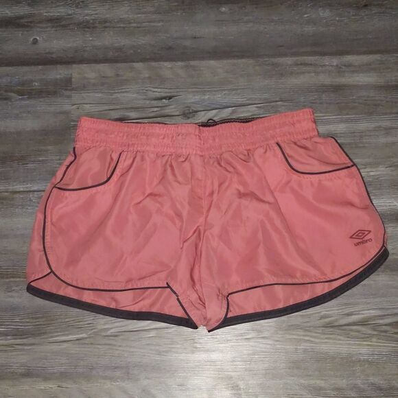 Umbro  light orange lined  running athletic shorts  Sz XL - Picture 1 of 5